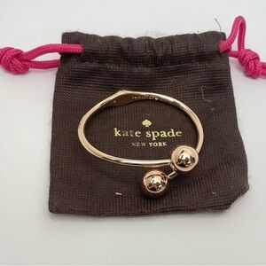 Kate Spade Ross Gold Bangle Bracelet with Bag